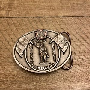 VFW Follow Me Belt Buckle